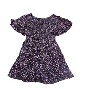 Free people womens juniors pink black multicolor Florence mini dress  fits S/M